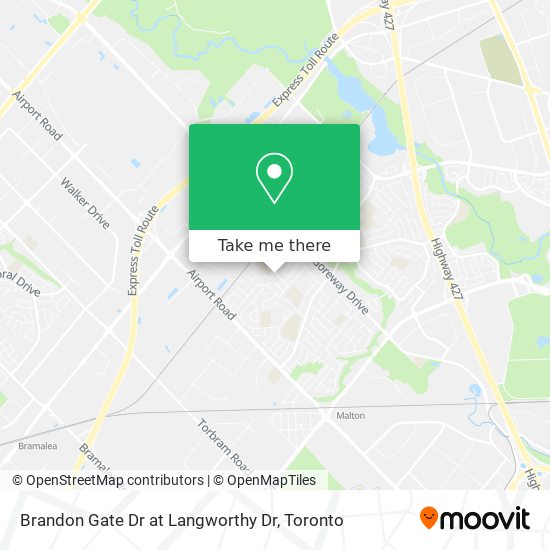 Brandon Gate Dr at Langworthy Dr map