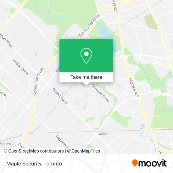 Maple Security map