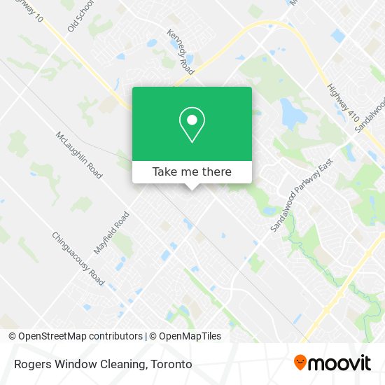 Rogers Window Cleaning map