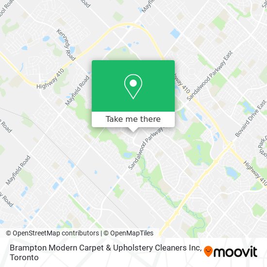 Brampton Modern Carpet & Upholstery Cleaners Inc map