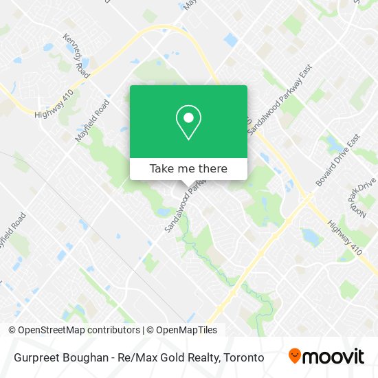 Gurpreet Boughan - Re / Max Gold Realty map