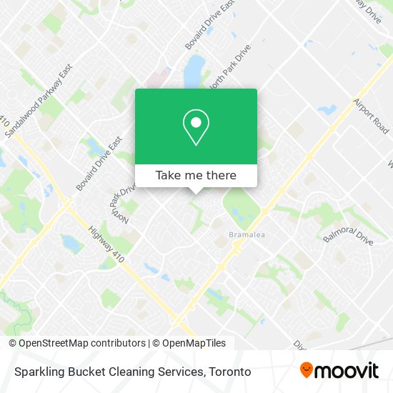 Sparkling Bucket Cleaning Services map