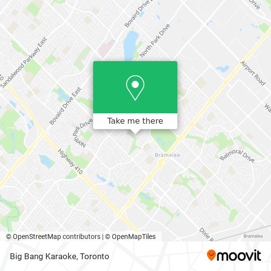 Big Bang Karaoke map