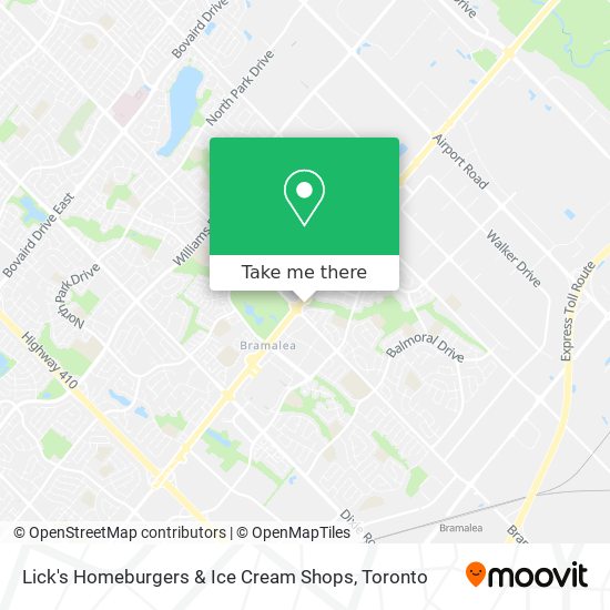Lick's Homeburgers & Ice Cream Shops map