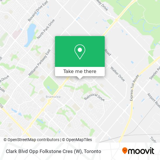 Clark Blvd Opp Folkstone Cres (W) map