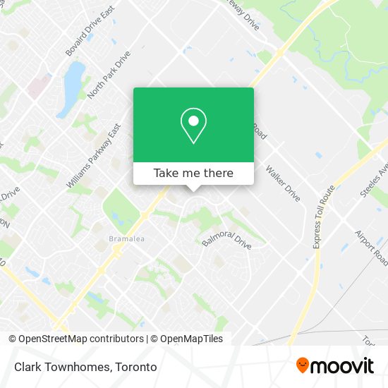 Clark Townhomes map
