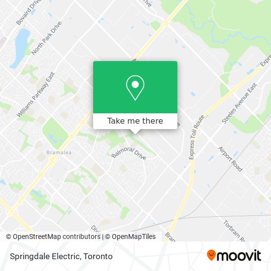 Springdale Electric map