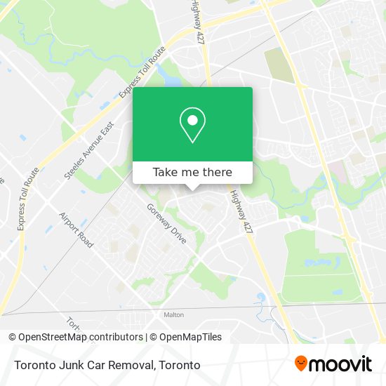 Toronto Junk Car Removal map