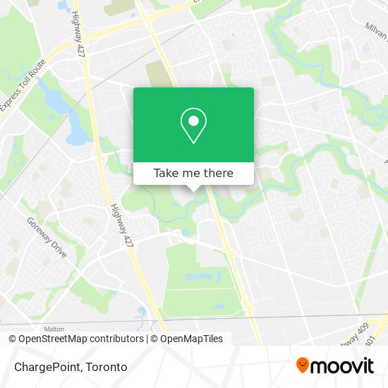 ChargePoint map