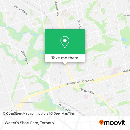 Walter's Shoe Care map