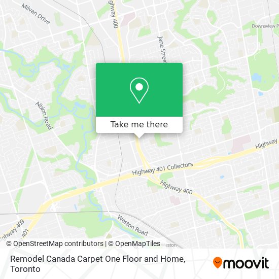 Remodel Canada Carpet One Floor and Home map