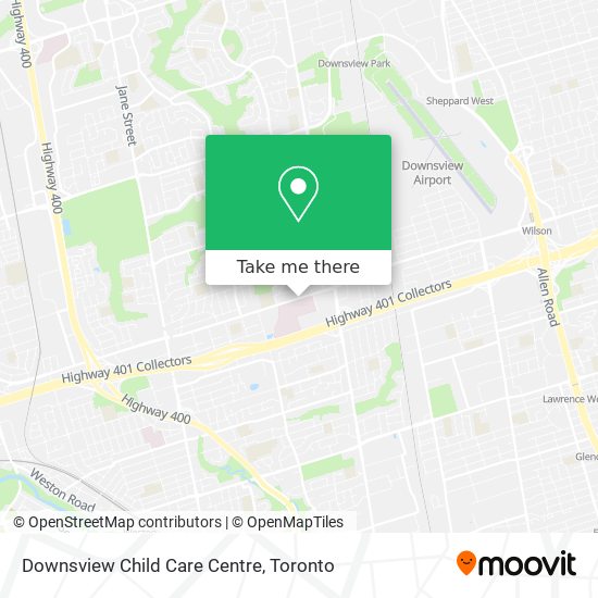 Downsview Child Care Centre plan