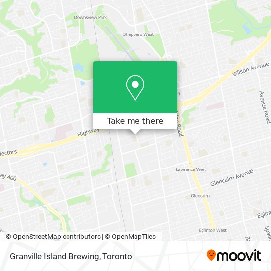Granville Island Brewing map