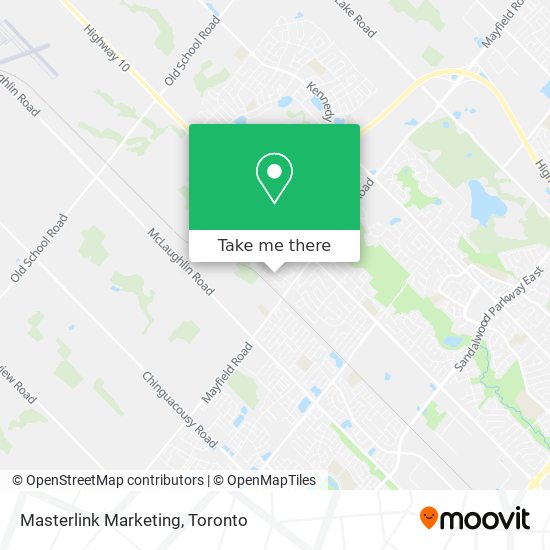Masterlink Marketing map