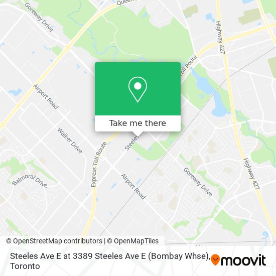 Steeles Ave E at 3389 Steeles Ave E (Bombay Whse) plan
