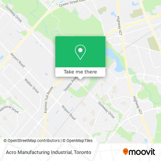 Acro Manufacturing Industrial map