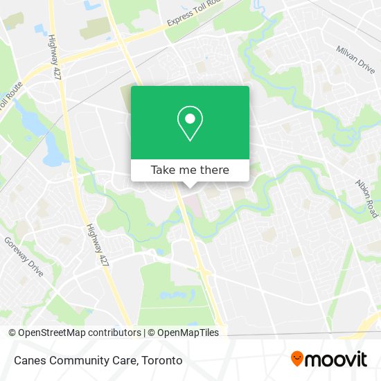 Canes Community Care map