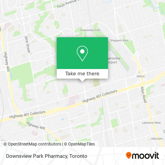 Downsview Park Pharmacy map