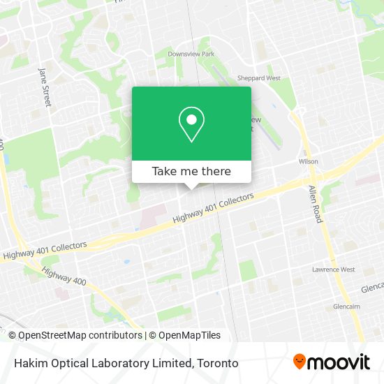 Hakim Optical Laboratory Limited map