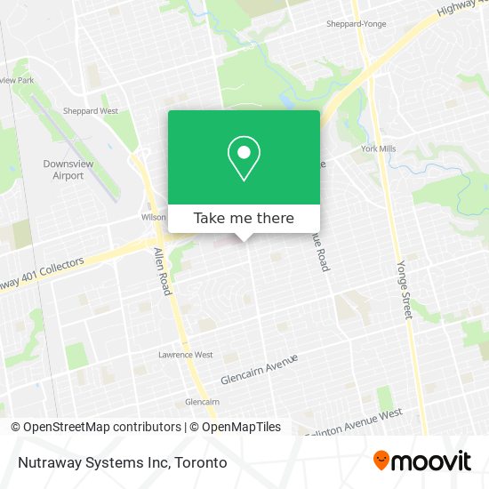 Nutraway Systems Inc map