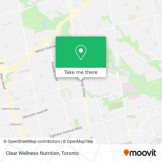 Clear Wellness Nutrition map