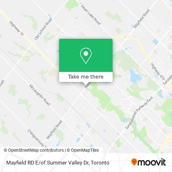 Mayfield RD E / of Summer Valley Dr map