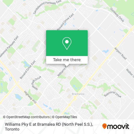 Williams Pky E at Bramalea RD (North Peel S.S.) plan