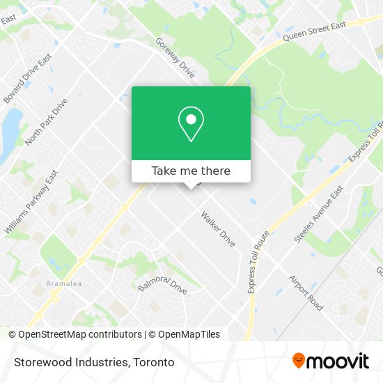 Storewood Industries map