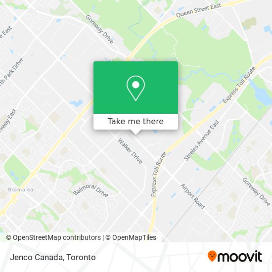 Jenco Canada map