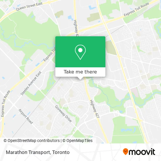 Marathon Transport map