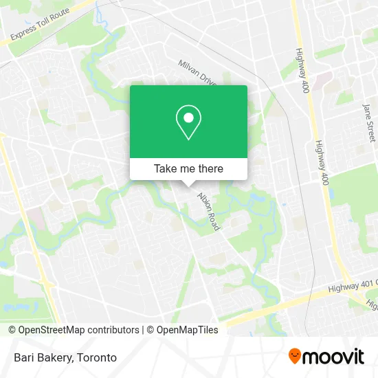 Bari Bakery map