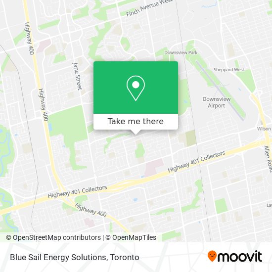 Blue Sail Energy Solutions map