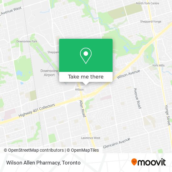 Wilson Allen Pharmacy map