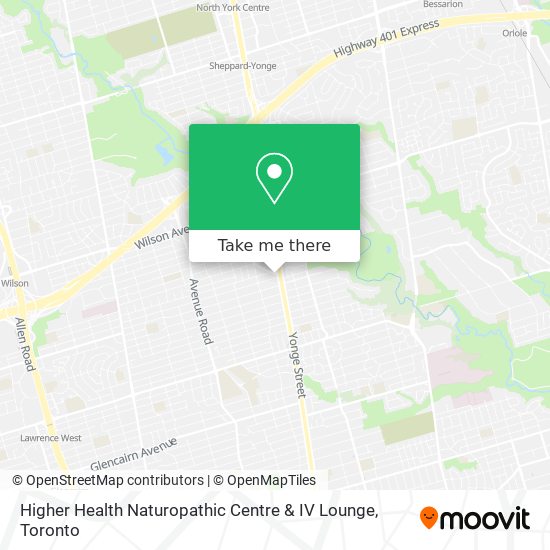 Higher Health Naturopathic Centre & IV Lounge plan