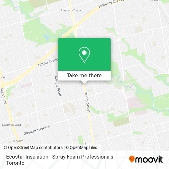 Ecostar Insulation - Spray Foam Professionals map