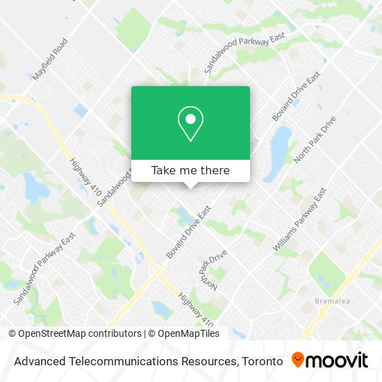 Advanced Telecommunications Resources map