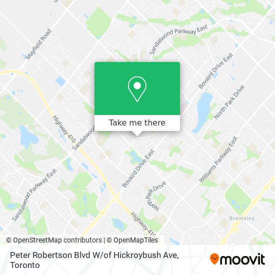 Peter Robertson Blvd W / of Hickroybush Ave map