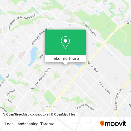 Local Landscaping map