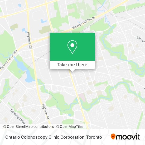 Ontario Colonoscopy Clinic Corporation map