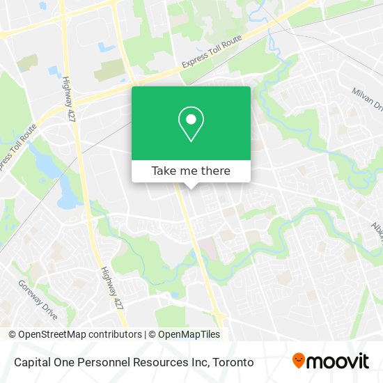 Capital One Personnel Resources Inc map