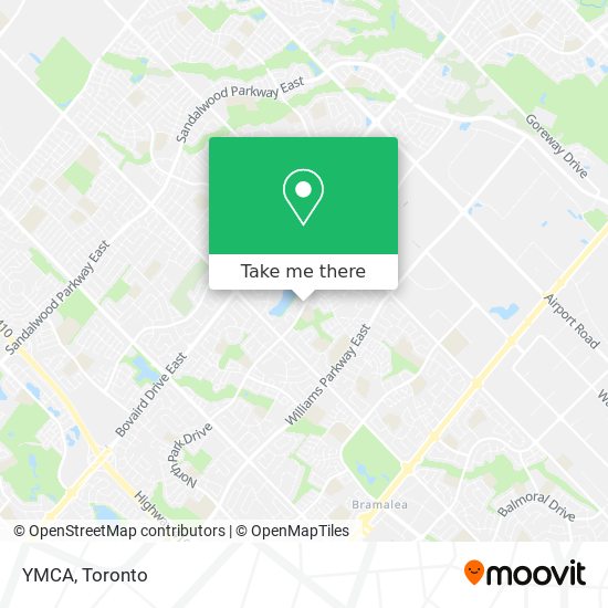 YMCA map