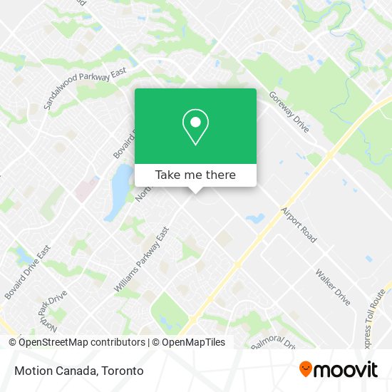 Motion Canada map