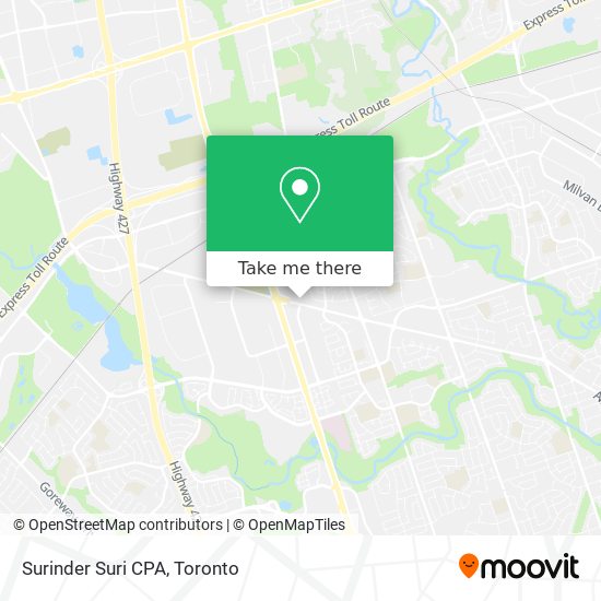 Surinder Suri CPA map