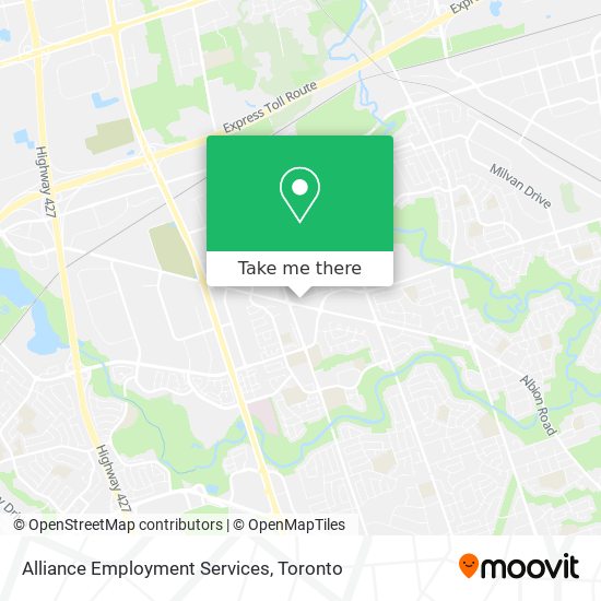 Alliance Employment Services map