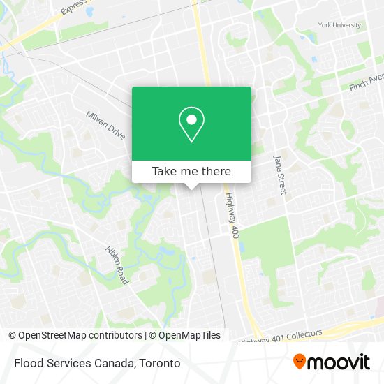 Flood Services Canada map