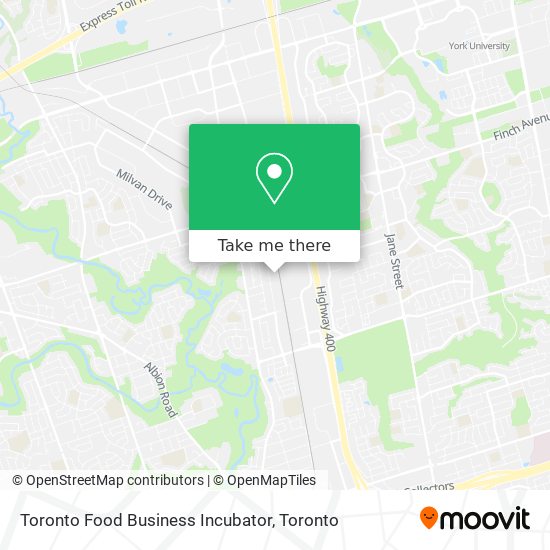 Toronto Food Business Incubator map