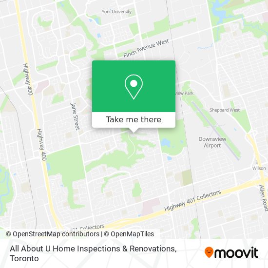 All About U Home Inspections & Renovations map