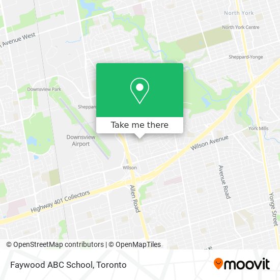 Faywood ABC School map