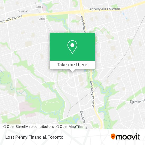 Lost Penny Financial map