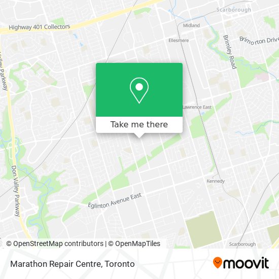 Marathon Repair Centre map